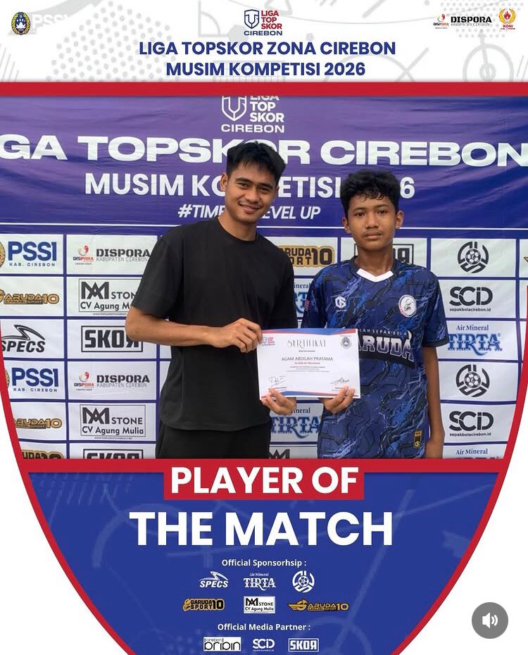 Garuda U-12 Tampil Perkasa, Tundukkan Cirebon United 3-0 di Liga Top Skor Regional Cirebon