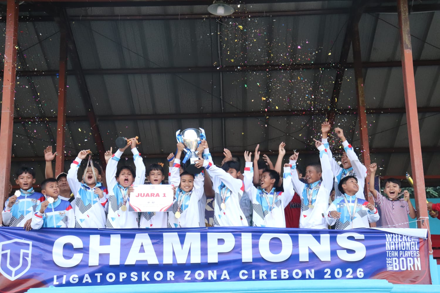 Meriah, Awarding Ceremony Liga Top Skor Regional Cirebon U-12 Ditutup dengan Semangat Pembinaan Sepak Bola Usia Dini